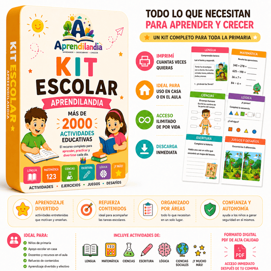 "Kit Escolar Aprendilandia"